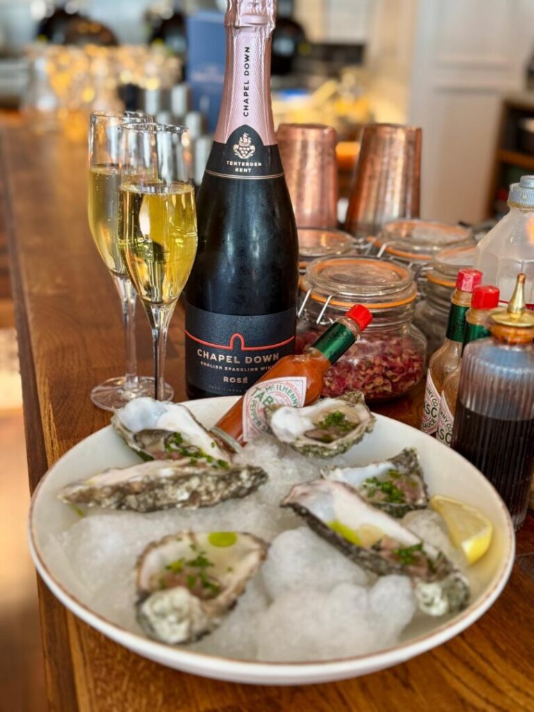 Oysters & fizz offer